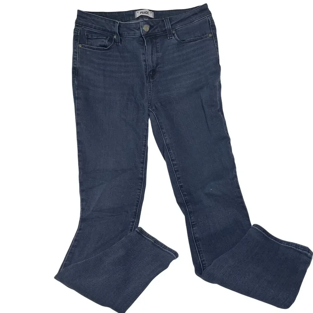 Paige Jeans Women's Size 29 Blue Skyline Skinny Dancefloor Dark Wash 32